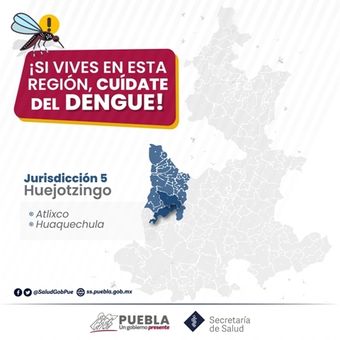 Puebla, sin decesos por dengue: Salud
