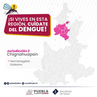 Puebla, sin nuevos casos ni decesos por dengue: Salud