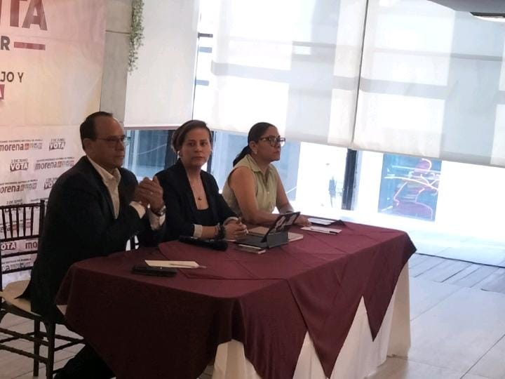 EDURNE OCHOA COORDINADORA DE VOCERIA DE MORENA ACUSA A LALO RIVERA DE PROTECTOR DE ACOSADORES