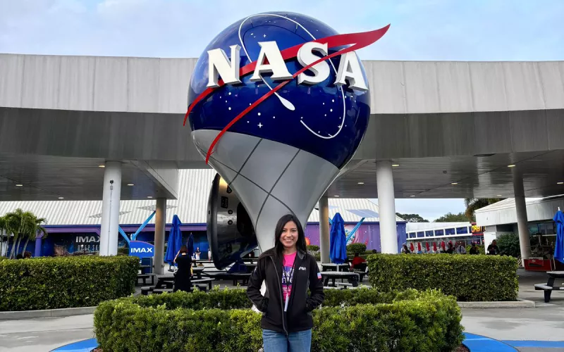 AGRADECE NADIA ZENTENO APOYO DE MARU CAMPOS PARA LLEVAR SU PROYECTO AL ESPACIO CON NASA Y SPACE X