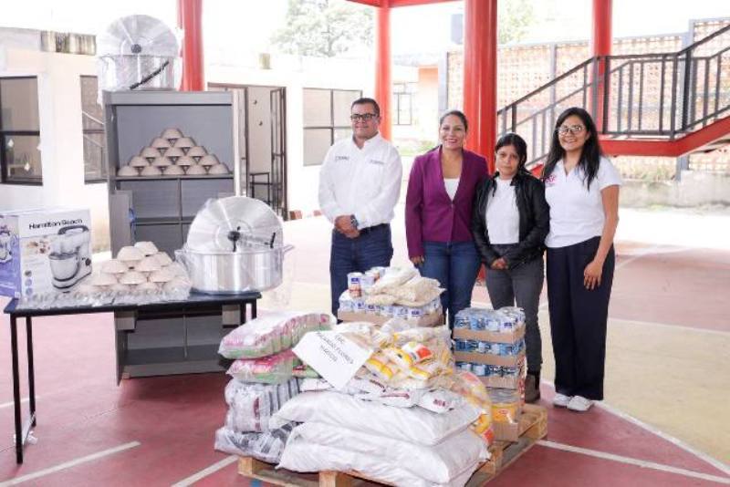 Miles de estudiantes en San Andrés Cholula  beneficiarán con dotaciones alimentarias en escuelas