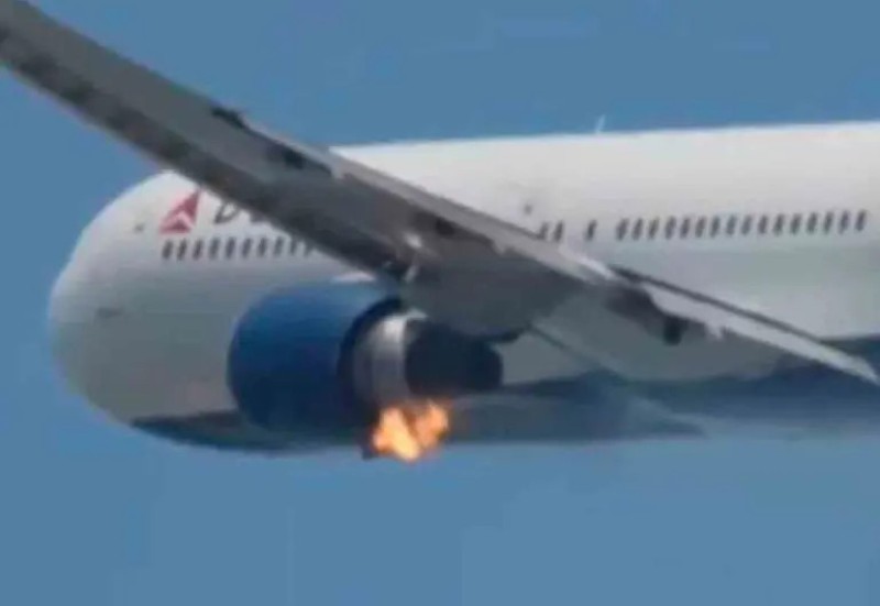 Incendio en pleno vuelo; avión de Delta regresa de emergencia a LAX tras falla en motor