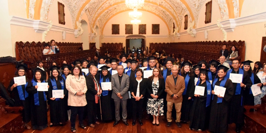 BUAP.-Preside Rectora Lilia Cedillo graduación de la Maestría en Educación Superior, generación 2023-2025