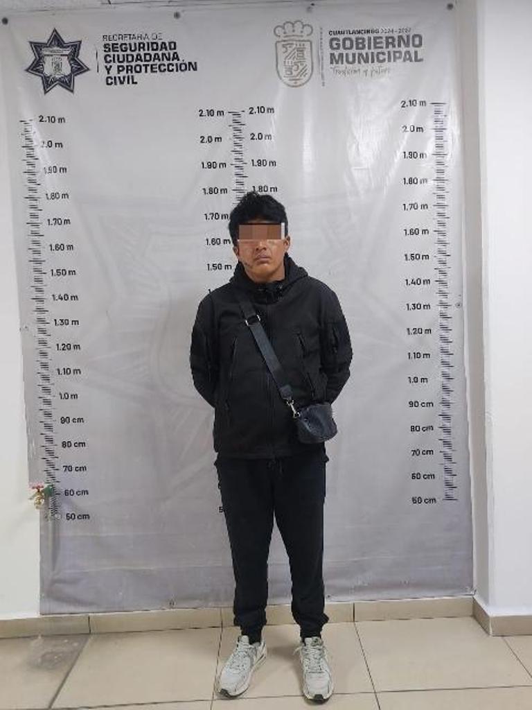 SSCyPC de Cuautlancingo recupera motocicleta con reporte de robo y asegura al conductor Juan Jesús «N» de 23 años de edad