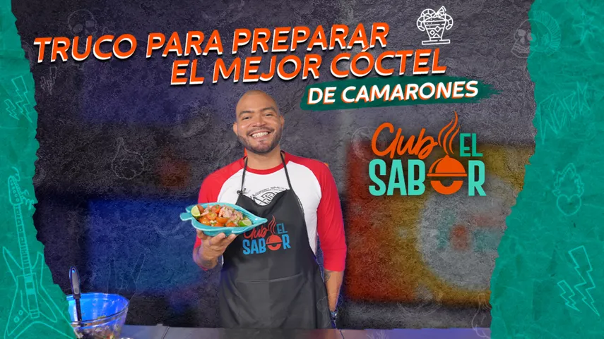 Prepara este fácil cóctel de camarones