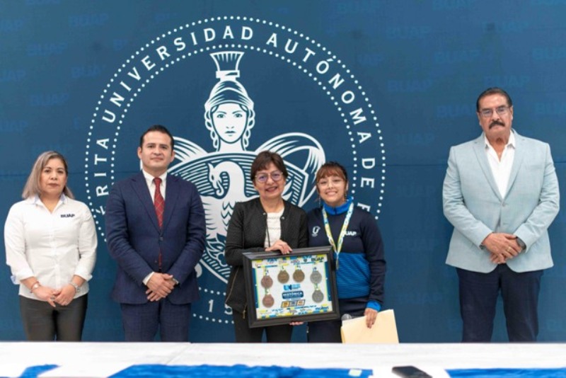 BUAP.-Reconoce la Rectora Lilia Cedillo a los medallistas BUAP de la Universiada Nacional 2025