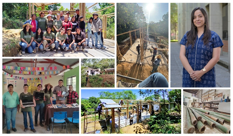 Estudiantes de Arquitectura construyen comedor comunitario en Cuetzalan