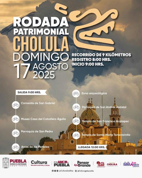 Rodadas patrimoniales avivan paz, bienestar y cultura de municipios poblanos