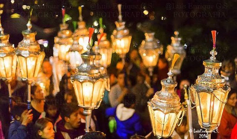 Este domingo 31,  en San Pedro Cholula la Procesión de los Faroles
