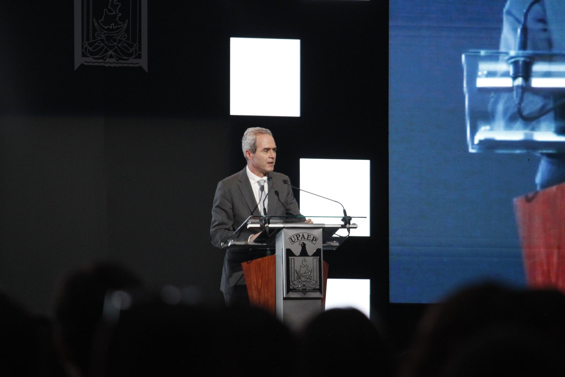 EMILIO BAÑOS ARDAVÍN RINDE INFORME DE TRABAJO COMO RECTOR DE LA UPAEP