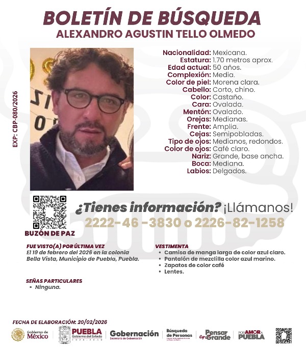 Comisión de Búsqueda acompaña acciones activas ante reporte de personas no localizadas