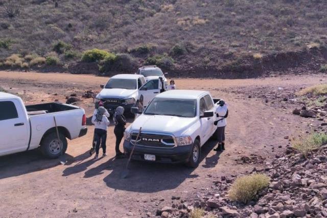 Encuentran ocho cuerpos en fosas clandestinas en Guaymas, Sonora