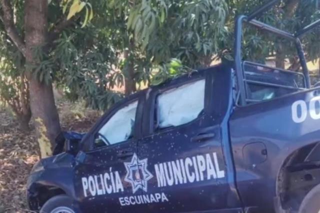 Matan a subdirector y tres policías durante emboscada en Escuinapa, Sinaloa