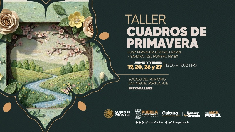 Secretaría de Arte y Cultura brindará taller de cartonería en Xoxtla