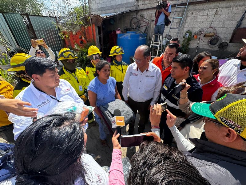 Tras granizada en Tlacotepec, respuesta inmediata, apoyo a familias y rescate al campo
