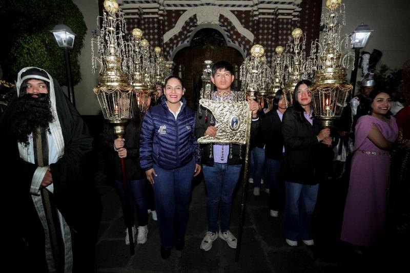 Presenta Lupita Cuautle la “Ruta de Fe” y operativo de Semana Santa 2026 en San Andrés Cholula