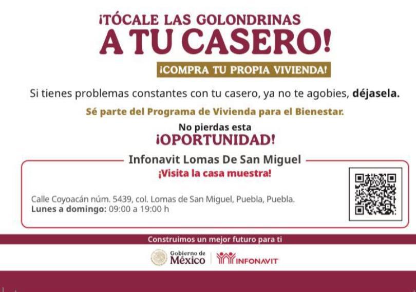 INFONAVIT ACTIVA PUNTO DE VENTA DE VIVIENDAS DEL BIENESTAR EN PUEBLA