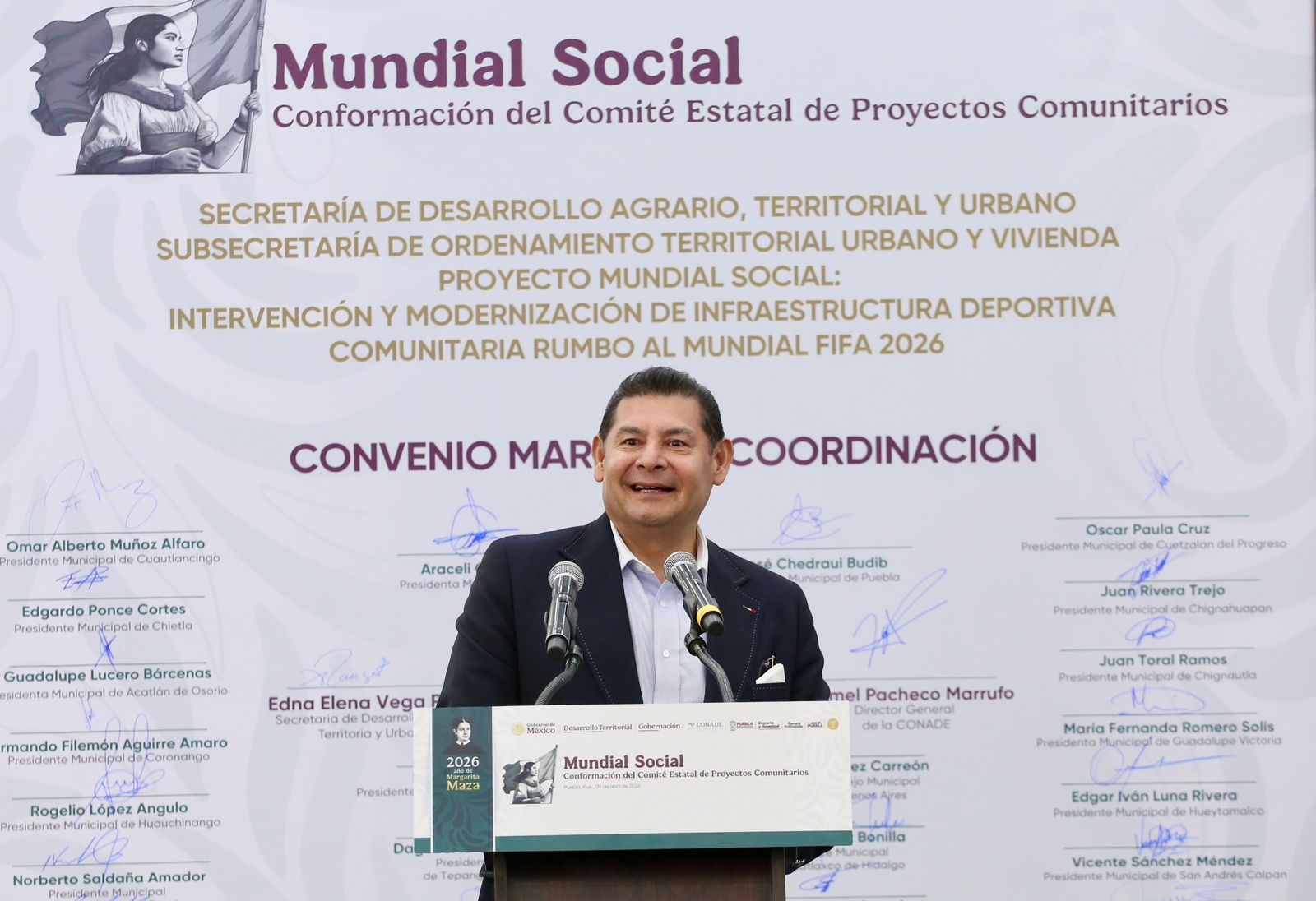 Avanza en Puebla el «Mundial Social», estrategia de la presidenta Claudia Sheinbaum
