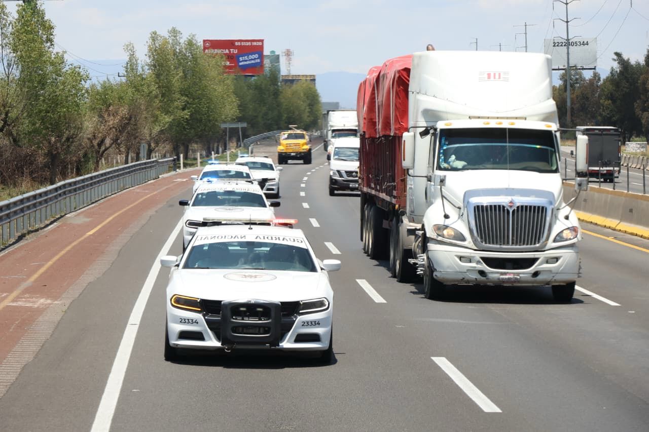 Blinda la Guardia Nacional a Puebla con el operativo «Cero Robos» en carreteras