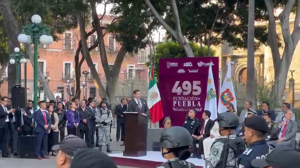 ALEJANDRO ARMENTA RESALTA HISTORIA Y DIVERSIDAD DE PUEBLA EN SU 495 ANIVERSARIO