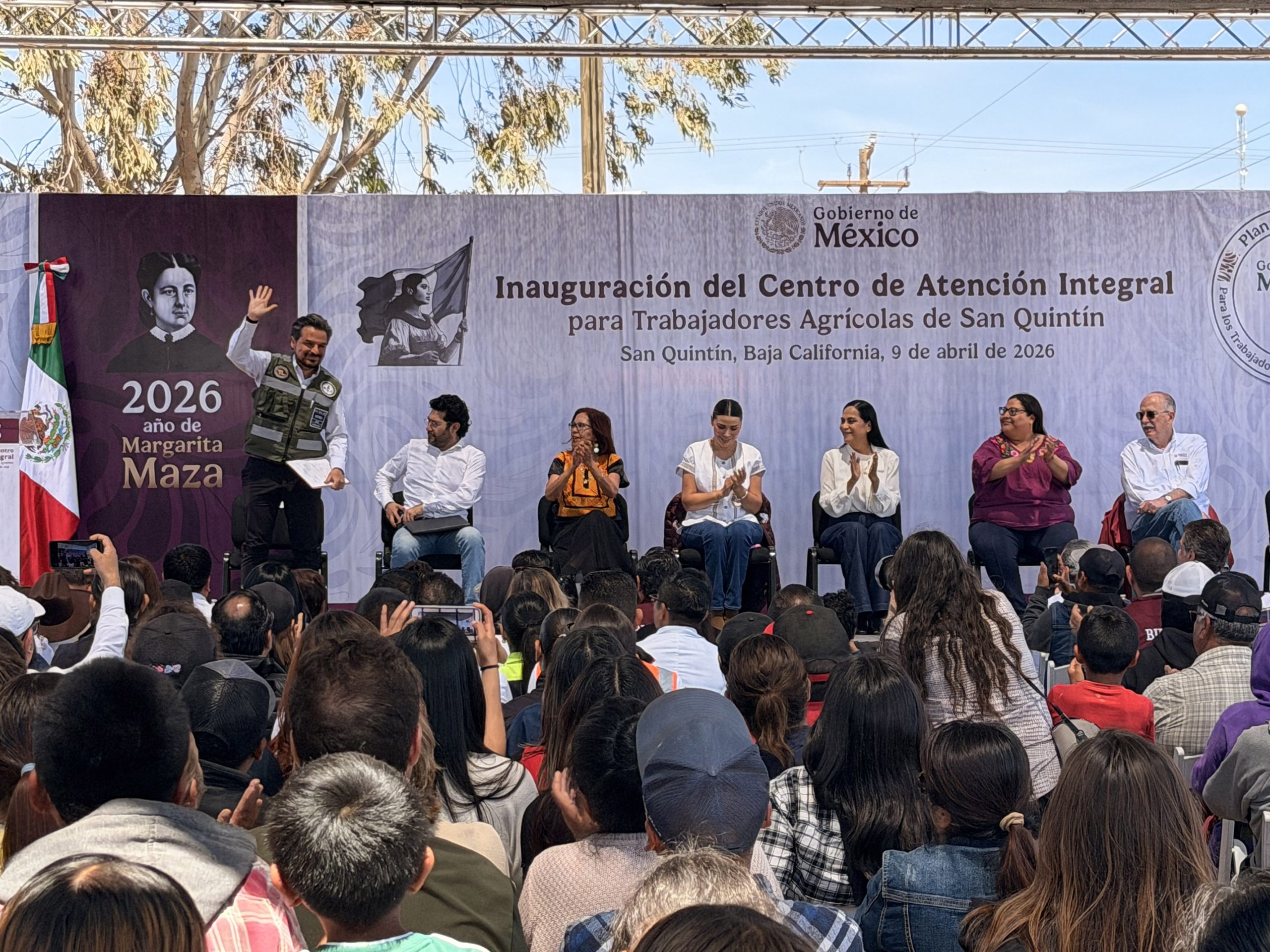 Gobierno de México inaugura el Centro de Atención Integral para Trabajadores Agrícolas en San Quintín, Baja California