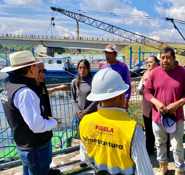 Celebra José Luis Figueroa avance del Puente de la Transformación