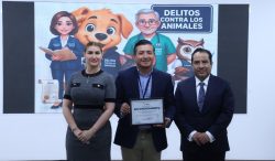 Reconoce FGE labor interinstitucional en favor de los seres sintientes