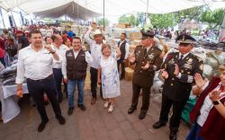 Asiste Pável Gaspar Ramírez al Tianguis de Bienestar, en beneficio de migrantes de la mixteca y sus familias