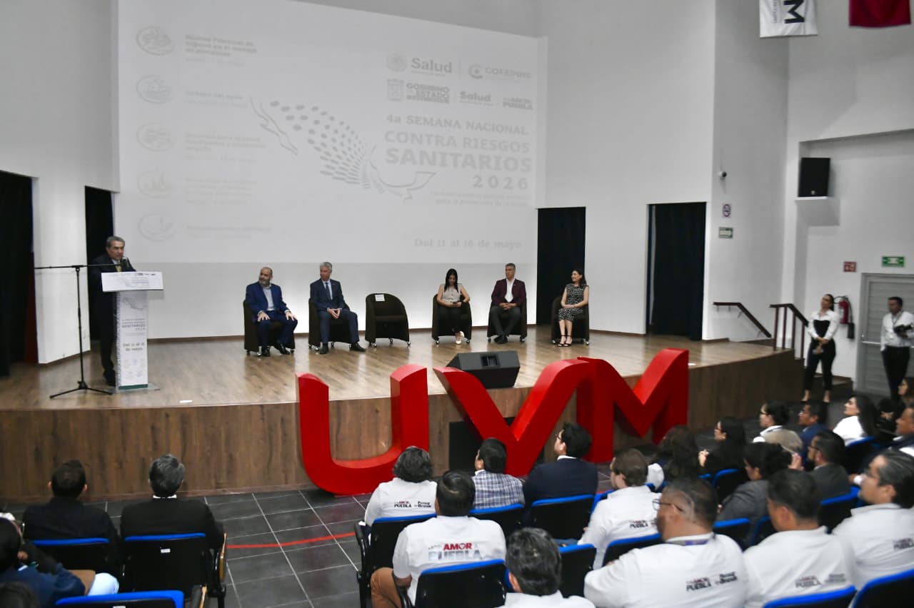 Arranca en Puebla la 4a Semana Nacional contra Riesgos Sanitarios 2026