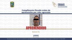 Cumplimenta Fiscalía orden de aprehensión por robo agravado
