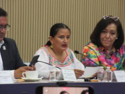 ESTHER MARTÍNEZ PRESENTA INICIATIVAS PARA GARANTIZAR ACCESO AL AGUA, PROTEGER RECURSOS Y VISIBILIZAR LENGUAS INDÍGENAS EN PUEBLA