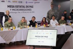 Gobierno Federal, Estatal y Fuerzas Armadas refuerzan estrategia de seguridad en la Sierra Norte