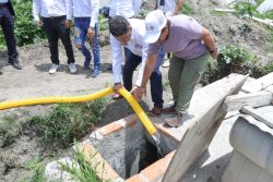 Gobierno Estatal lleva Agua para el Bienestar a colonias con desabasto