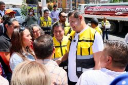 Convoca gobernador Armenta Mier a organización vecinal para rehabilitación de accesos a colonias