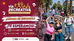 Fortalece gobierno estatal movilidad activa con Vía Recreativa semanal
