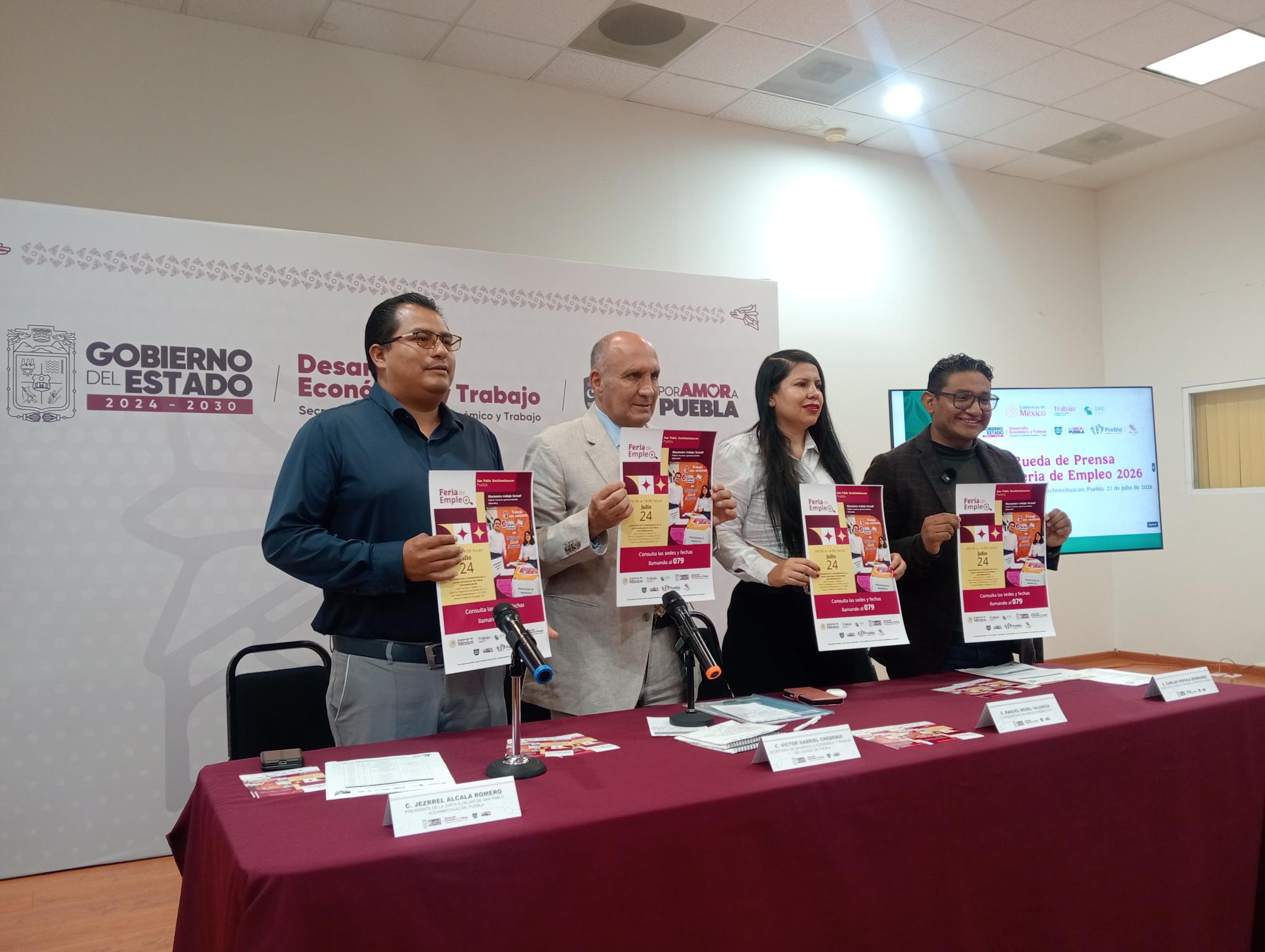 SECRETARÍA DE ECONÓMICA ANUNCIA FERIA DEL EMPLEO EN SAN PABLO XOCHIMEHUACAN CON MÁS DE 800 VACANTES