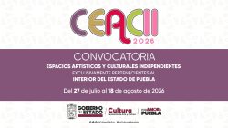 Gobierno de Puebla abre convocatoria para fortalecer espacios artísticos independientes
