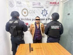 *Policía Estatal detiene a hombre armado en Tochimilco*