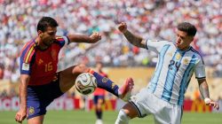 Argentina dio pelea hasta el final, pero fue superado por España que ganó 1 a 0