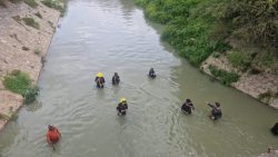 Gobierno estatal realiza búsqueda de una persona en el Canal de Valsequillo