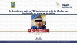 En Quecholac, obtiene FGE sentencia de más de 26 años por feminicidio en grado de tentativa
