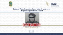 Obtiene Fiscalía sentencia de más de seis años de prisión por abuso sexual