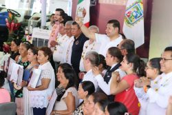 RECUPERAN GOBIERNO FEDERAL Y ESTATAL ESCUELAS AFECTADAS POR LLUVIAS EN PANTEPEC