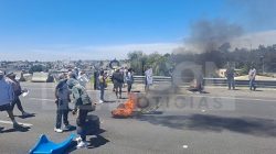 Habitantes de Moyotzingo bloquean la autopista México-Puebla por desaparición de mujeres