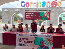 Desde Coronango, el diputado Pável Gaspar llama a defender la soberanía y consolidar la transformación del país