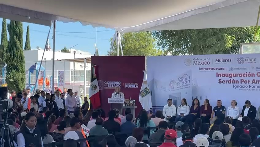 GOBIERNO DE PUEBLA INAUGURA CASA CARMEN SERDÁN EN ROMERO VARGAS PARA FORTALECER ATENCIÓN A MUJERES