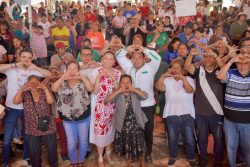 Secretaría de Bienestar reconoce a abuelas y abuelos de Barranca Honda