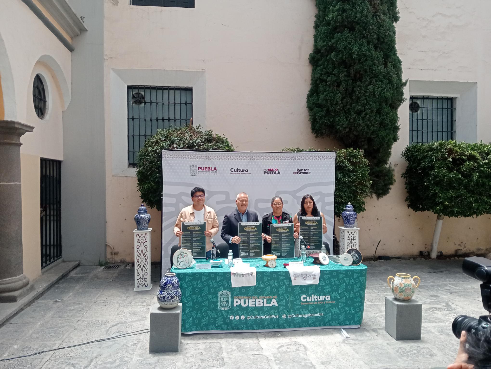 SECRETARÍA DE CULTURA PRESENTA AGENDA CULTURAL EN SAN PEDRO CHOLULA CON ACTIVIDADES DE AGOSTO A NOVIEMBRE