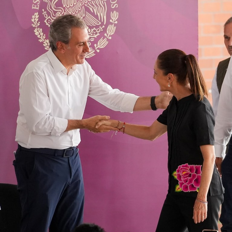 Acompaña Pepe Chedraui a la presidenta Claudia Sheinbaum y el gobernador Alejandro Armenta a la entrega de viviendas en Lomas de San Miguel