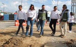 Impulsa Gobierno de Pepe Chedraui fortalecimiento de la infraestructura vial en la Junta Auxiliar Ignacio Romero Vargas